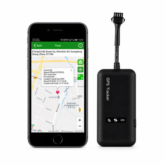 Mini GPS Tracker para coche, localizador GPS con corte de combustible TK110 GT02A