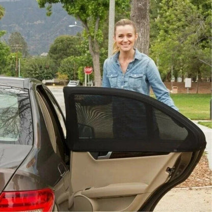 CarShades - Set de 2 Tapasoles de Malla para Ventana