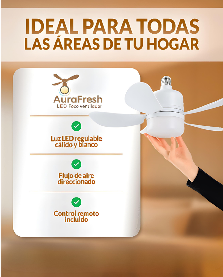 Ventilador con foco 40W 2 en 1 - Airfy™