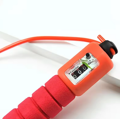 Cuerda para saltar profesional con contador electrónico