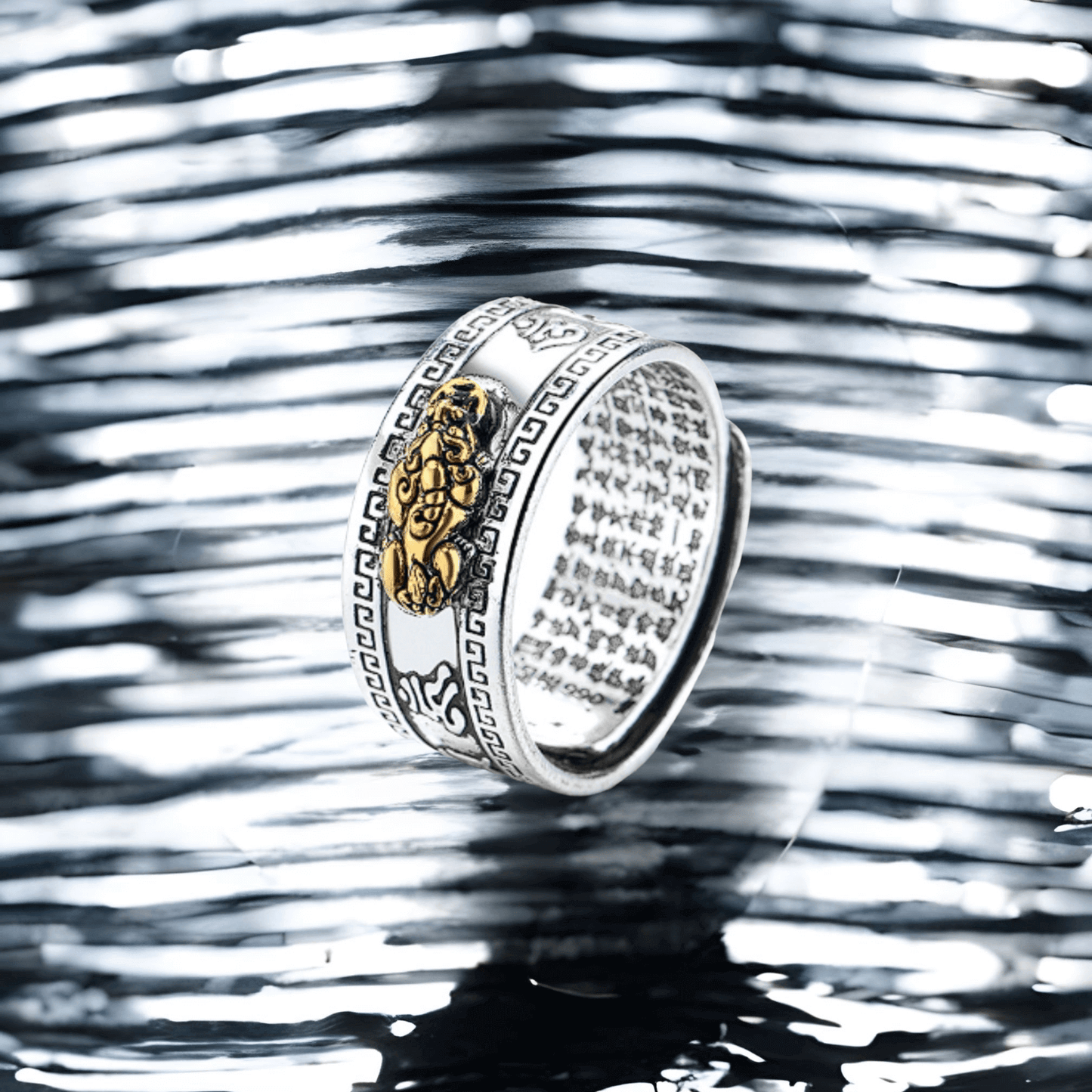 Anillo ajustable de feng shui