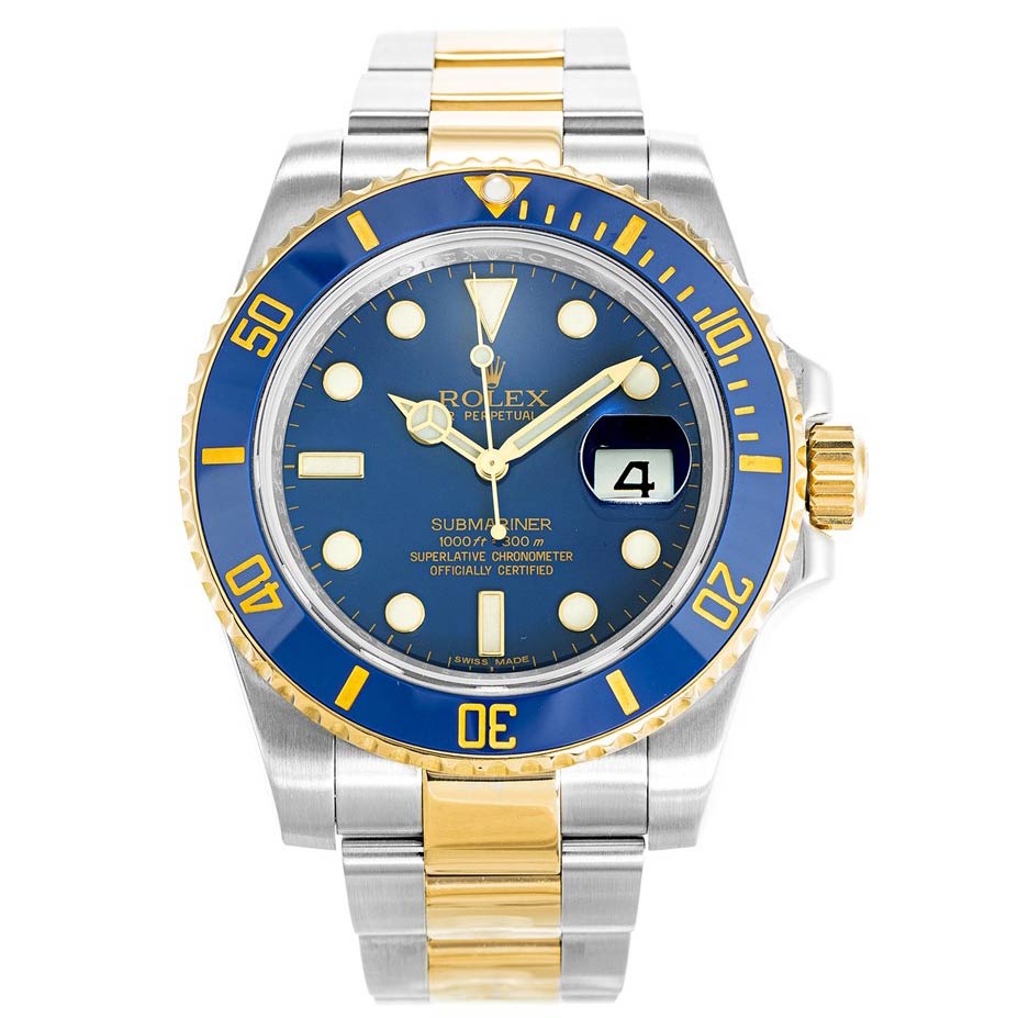 Rolex Submariner Azul Dorado
