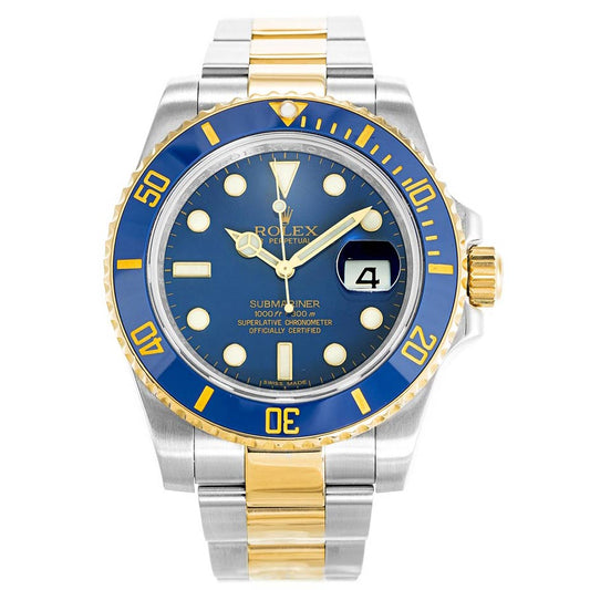Rolex Submariner Azul Dorado