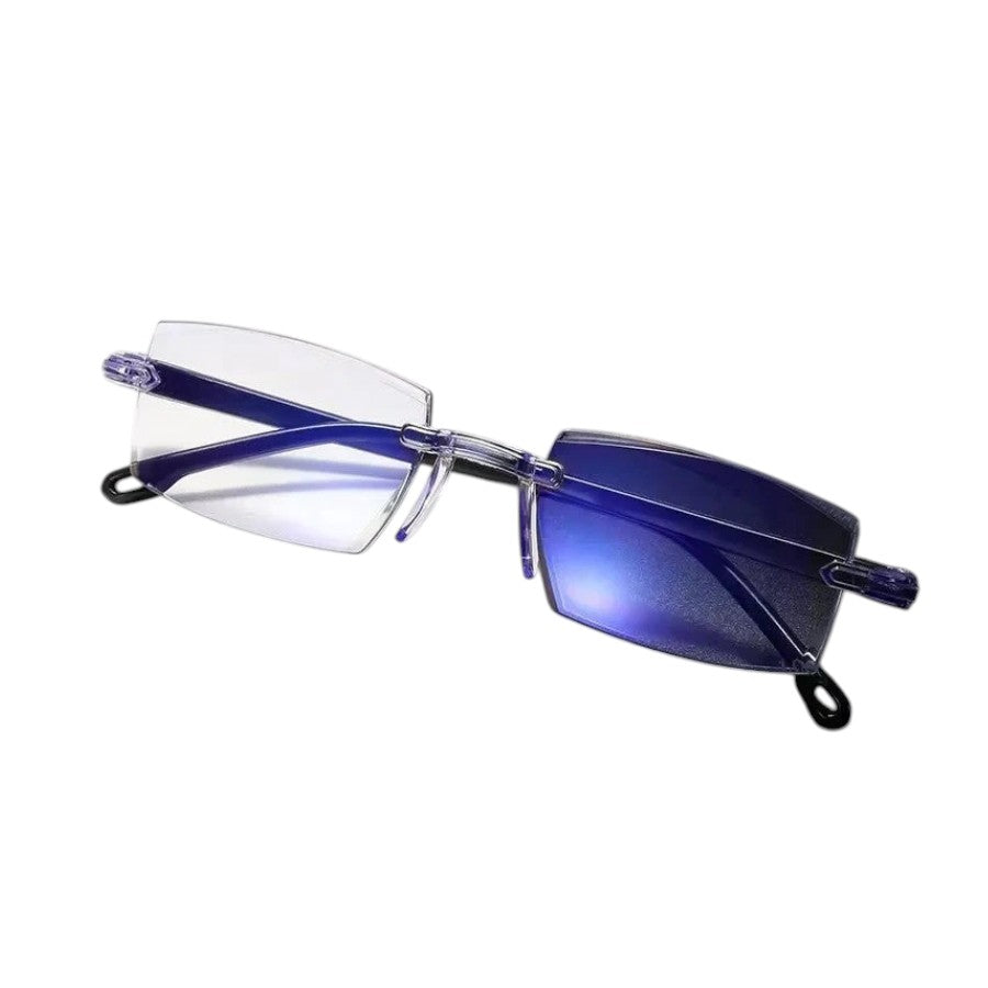LENTES TRANSPARENTE BIFOCAL DE PLASTICO TR90 2x1