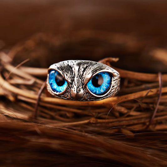 ADJUSTABLE OWL RING