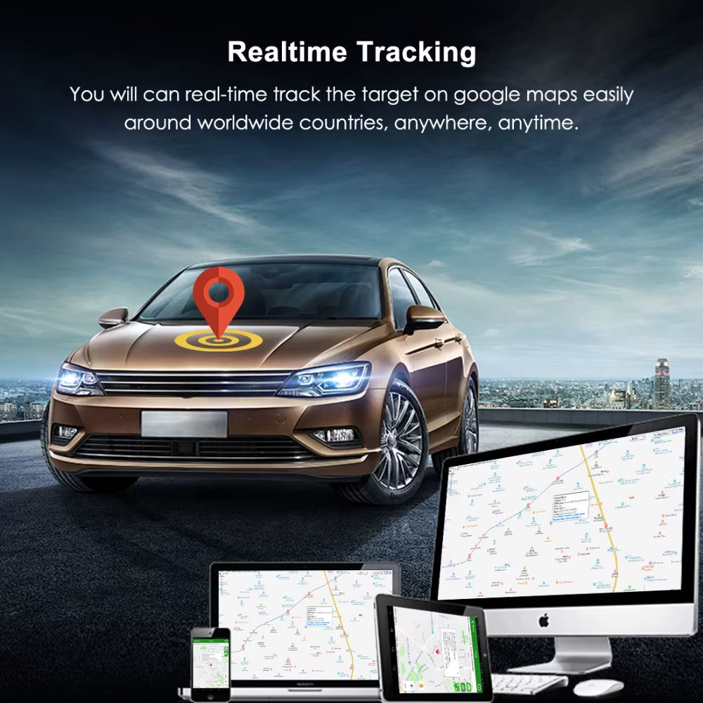 Mini GPS Tracker para coche, localizador GPS con corte de combustible TK110 GT02A