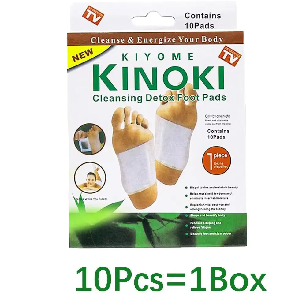 PARCHE KINOKI NATURAL LIMPIEZA TOXINA PAQUETE DE 10 PIEZAS