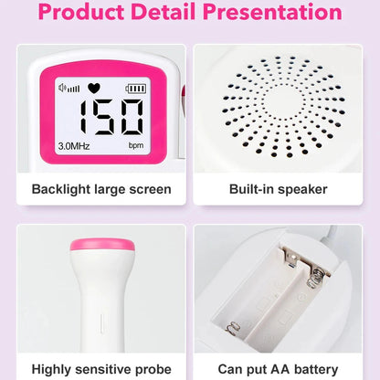 Portable Fetal Doppler - Heartbeat Emitter