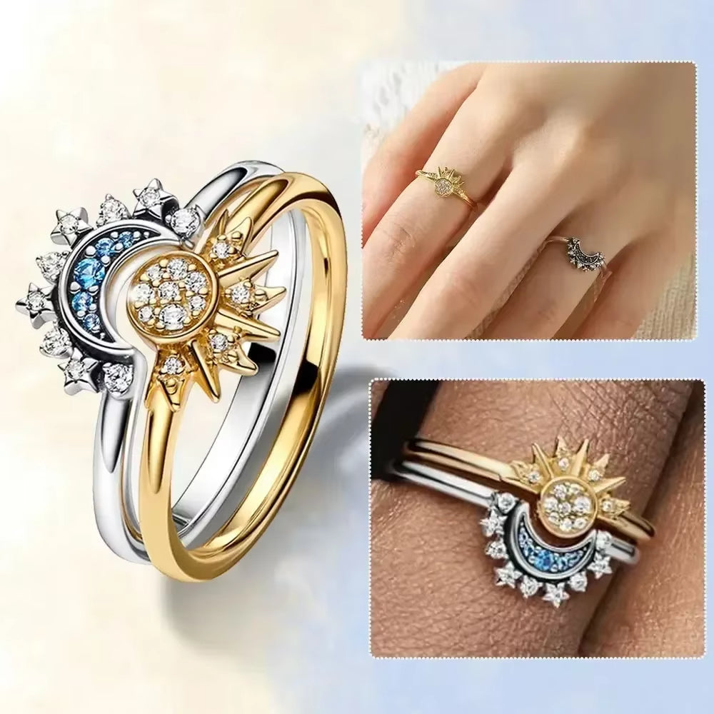 🌙✨ Sun and Moon Ring – Elegance that illuminates