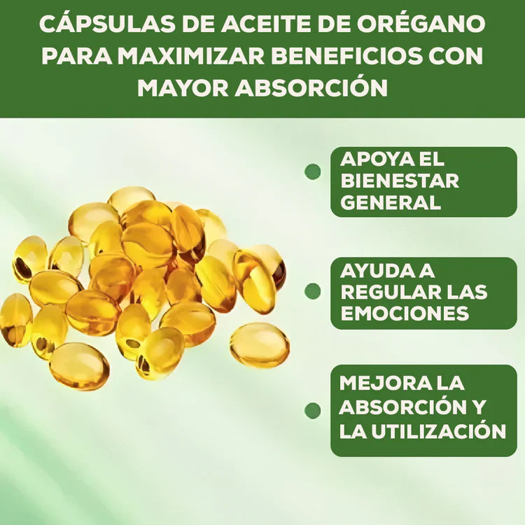 Natural Oregano Oil + Black Seed Capsules 180 capsules