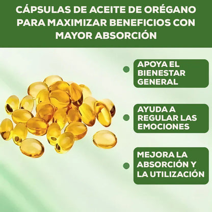 Natural Oregano Oil + Black Seed Capsules 180 capsules