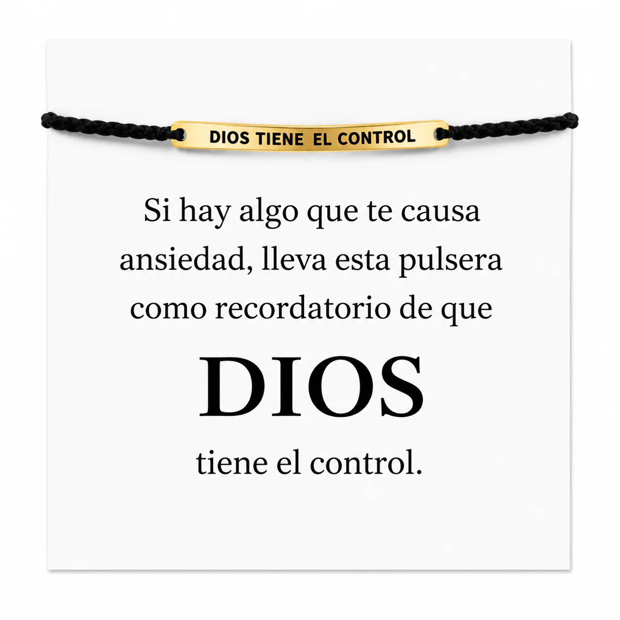 Pulsera Dios Tiene el Control