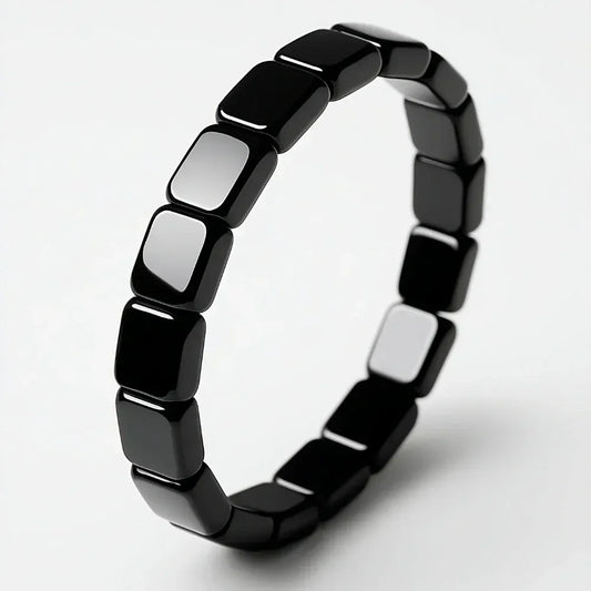 Brazalete de Hematita | Energía que Impone Respeto