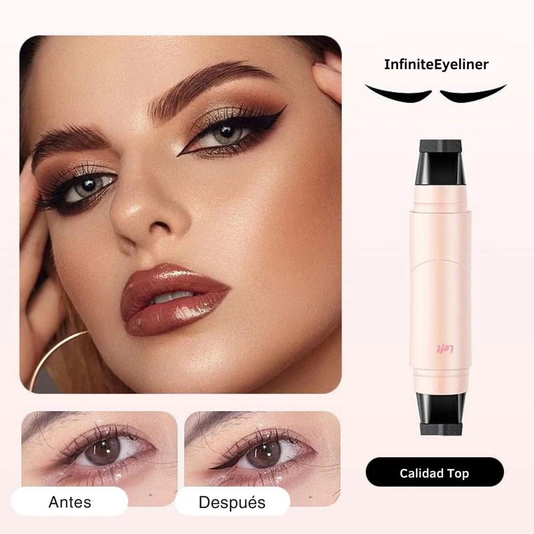 2-in-1 Eyeliner + Winged Stamp | InfiniteEyeliner™ Long Lasting
