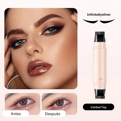 2-in-1 Eyeliner + Winged Stamp | InfiniteEyeliner™ Long Lasting