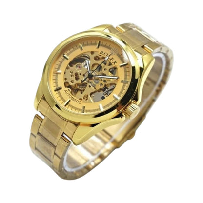 🕰️ ROLEX AUTOMÁTICO SKELTON EDICIÓN DORADA