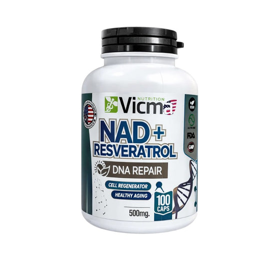 NAD + Resveratrol PREMIUM | VICMA 100 cápsulas 500mg