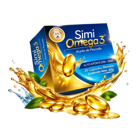 Omega 3 + EPA DHA | SIMI 30 cápsulas blandas